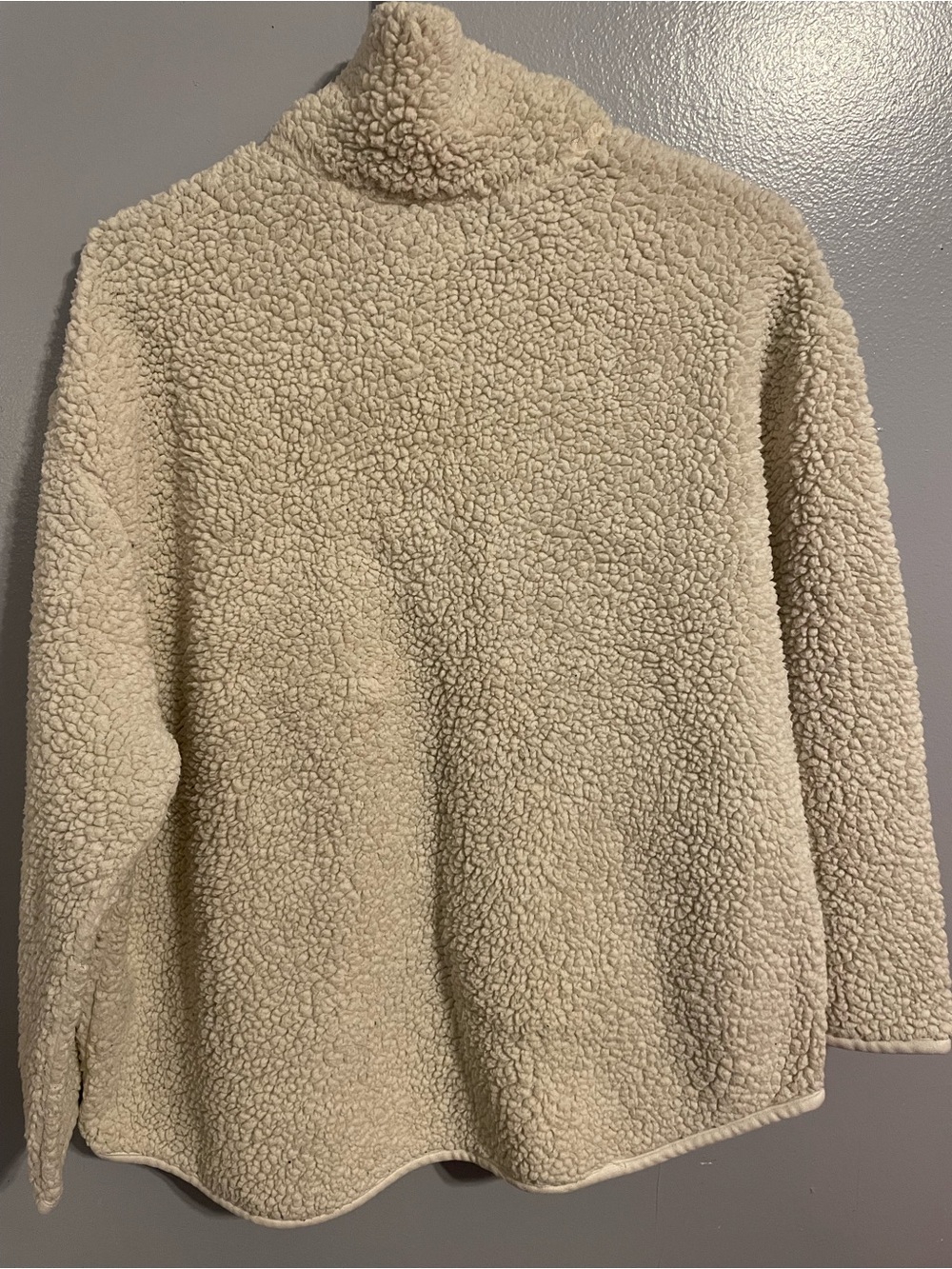 Ruby Rd. Ivory Sherpa Pullover - Picture 3 of 3